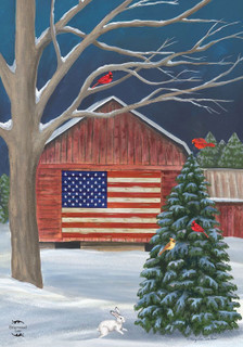 Barnside Winter Garden Flag