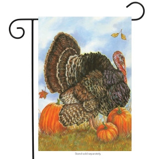 Autumn Turkey Garden Flag