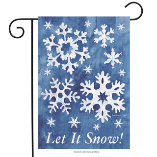 Let It Snow! Winter Garden Flag