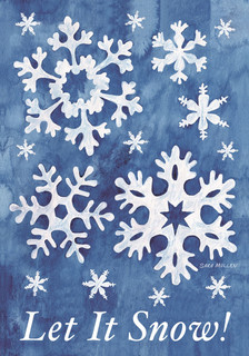 Let It Snow! Winter Garden Flag
