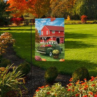Farm Fresh Mums Autumn Garden Flag