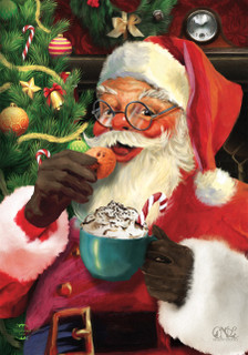 Cookies For Santa Christmas Garden Flag