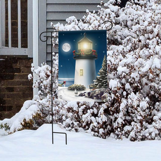 The Endless Night Winter Garden Flag