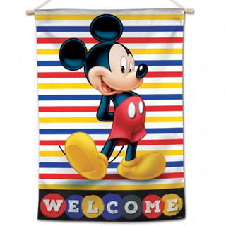 Mickey Mouse Welcome House Flag