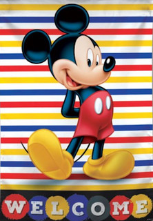 Mickey Mouse Welcome House Flag