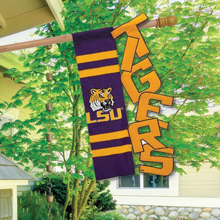 Louisiana State University Tigers NCAA Applique House Flag