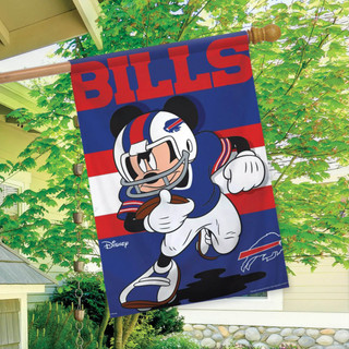 Buffalo Bills NFL Mickey Mouse Football House Flag