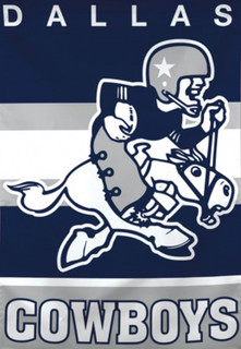 Dallas Cowboys Retro Vertical NFL House Flag