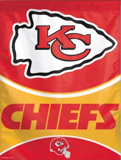 Kansas City Chiefs Vertical Flag