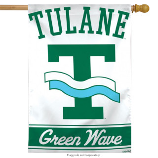 Tulane University Vertical Flag