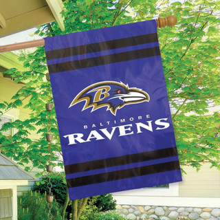 Baltimore Ravens Applique Embroidered Banner Flag NFL