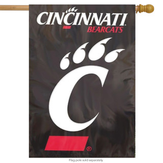 University of Cincinnati Applique Embroidered Banner