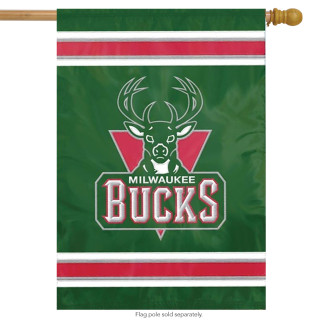 Milwaukee Bucks Applique Embroidered Banner