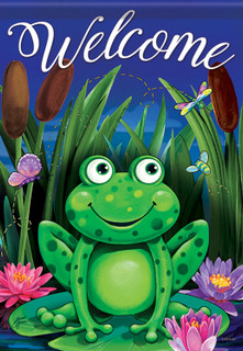 Evening on the Lily Pad Summer House Flag