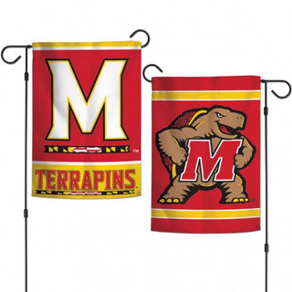 University of Maryland Two-Sided Garden Flag