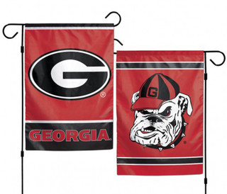 University of Georgia Bulldogs 2 Sided Garden Flag