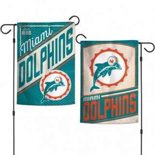 Miami Dolphins Retro Licensed NFL Garden Flag