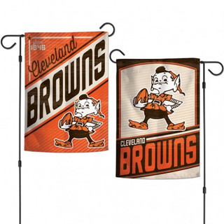 Cleveland Browns Retro NFL Garden Flag