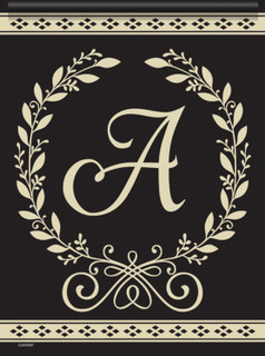 Carson Classic Monogram A Garden Flag