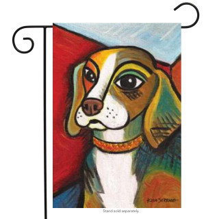 Pawcasso Beagle Garden Flag