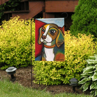 Pawcasso Beagle Garden Flag