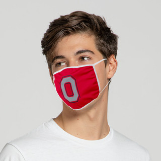 Ohio State Buckeyes Solid Big Logo Face Mask
