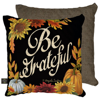 Be Grateful Fall Decorative Pillow