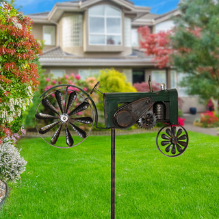 Tractor Metal Wind Spinner