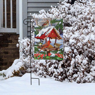 Gathered Together Winter Garden Flag