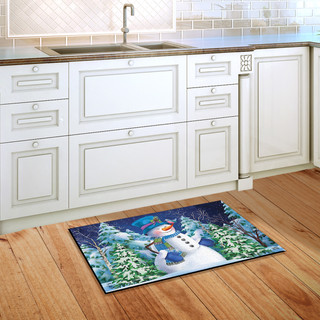 Snowfall Celebration Winter Doormat
