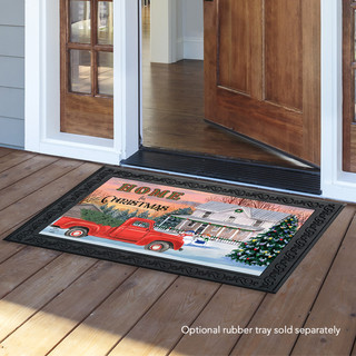 Home for Christmas Pickup Doormat