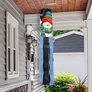 Snow Time Snowman Winter Windsock