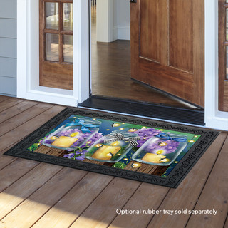 Fireflies Spring Doormat