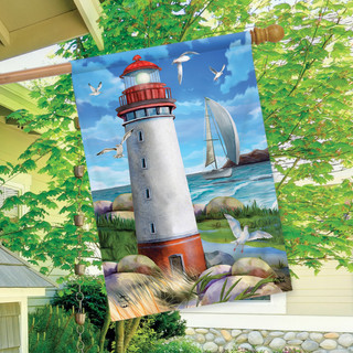 Coastal Lighthouse Nautical House Flag