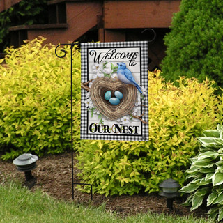 Welcome To Our Nest Garden Flag