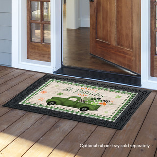 St. Pat's Pickup Holiday Doormat