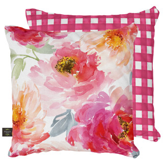 Watercolor Floral Spring Decorative Pillow