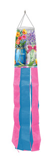 Spring Floral Jars Rustic Windsock