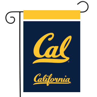Briarwood Lane University Of California NCAA garden flag, official licensed Cal sports team banner display.