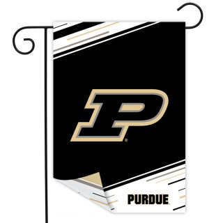 Briarwood Lane Purdue University NCAA Double-Sided Garden Flag with gold and black design.
