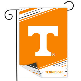 Briarwood Lane University of Tennessee NCAA Double-Sided Garden Flag in orange and white with large T logo.