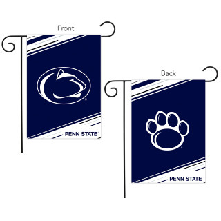 Briarwood Lane Penn State NCAA Double-Sided Garden Flag, navy blue with white logo and text.