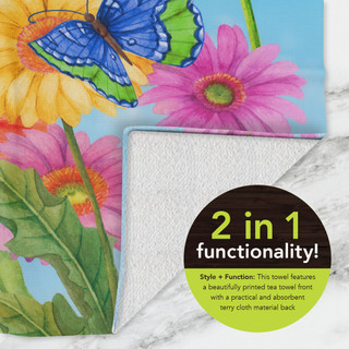 Fluttering Butterflies Cotton Hand Towel