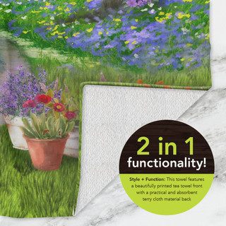 Farm in Spring Hand Towel