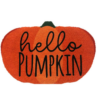 Hello Pumpkin Medium Coir Doormat 24 x 36 - Briarwood Lane