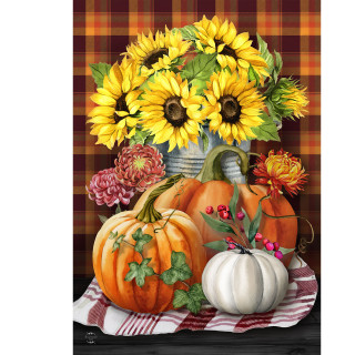 Autumn Arrangement House Flag