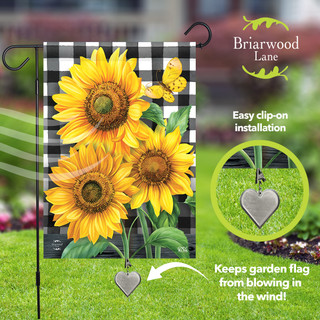 Briarwood Lane Gartenflagge, Feder-Design, Jute, 32,5 X 45,7 Cm – Doppelseitig Bedruckt