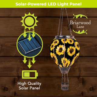 Sunflowers Solar Balloon Lantern - Briarwood Lane