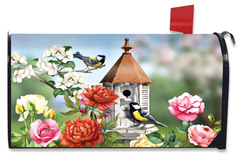 Home Sweet Birdhouse Large / Oversized Mailbox Cover