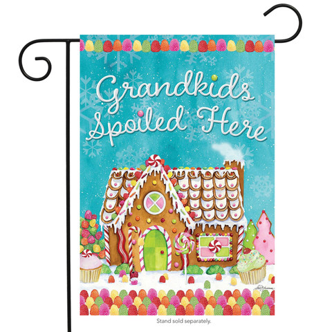 Grandkids Spoiled Here Garden Flag